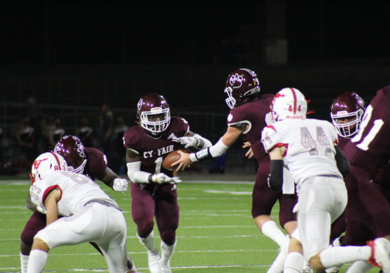 Cy-Fair thrashes district rival, 31-3