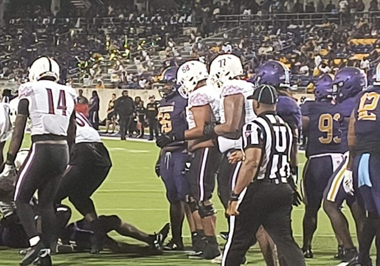 Tigers all smiles after ending nine-game losing streak to PVAMU