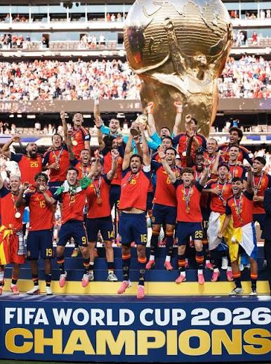 Spain wins FIFA World Cup